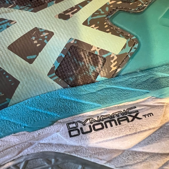 ASICS ladies dynamic duo Max fluid fit flight foam running shoe size 10 - Picture 8 of 16